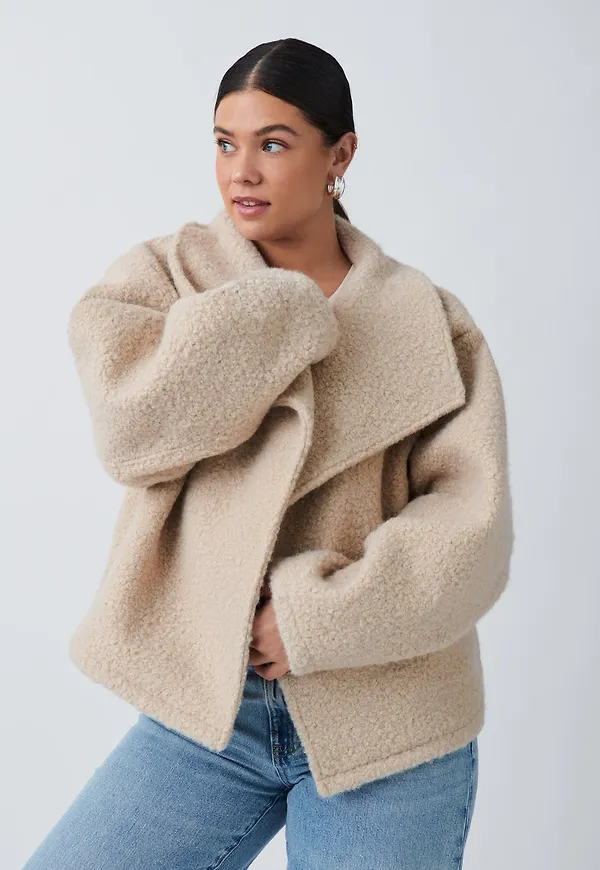 Soft boucle jacket