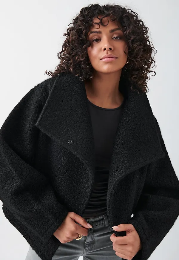 Soft boucle jacket