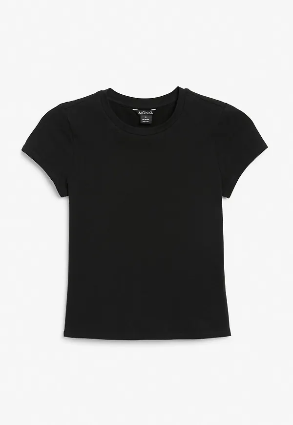 Soft classic cotton tee - Black