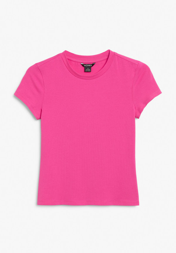Soft classic cotton tee - Pink