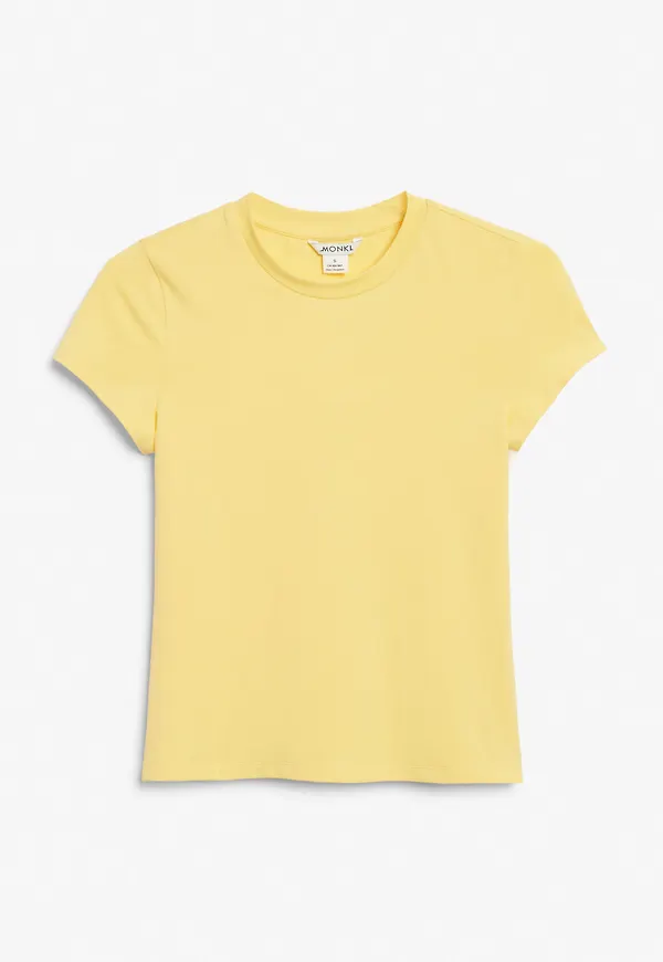 Soft classic cotton tee - Yellow