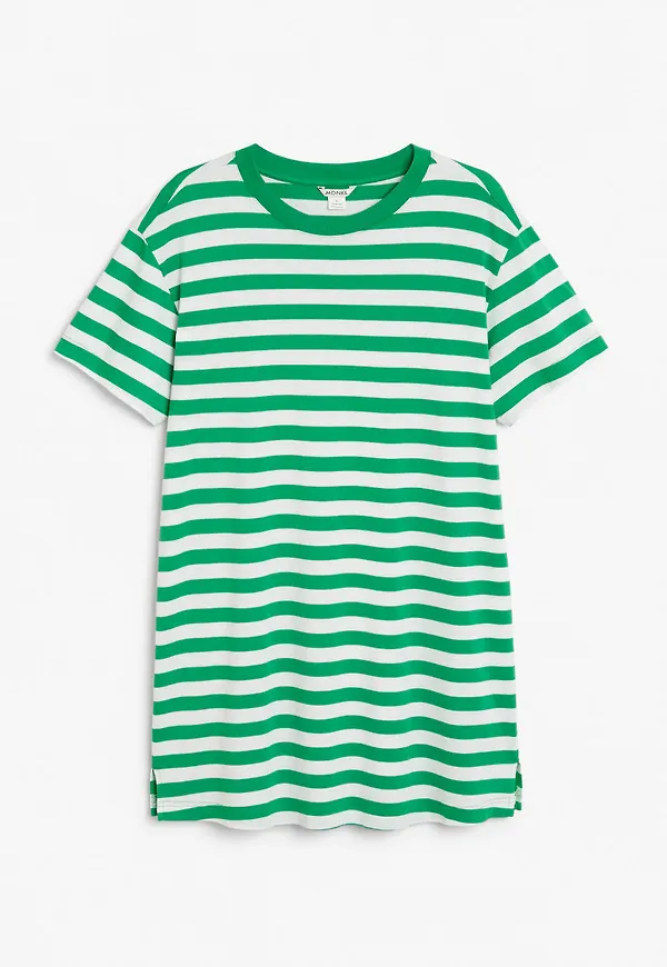 Soft cotton tee dress - Green