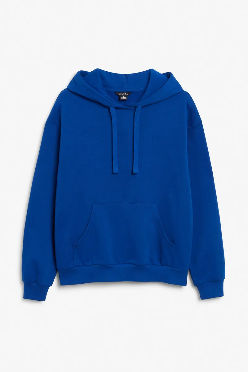 Soft drawstring hoodie - Blue