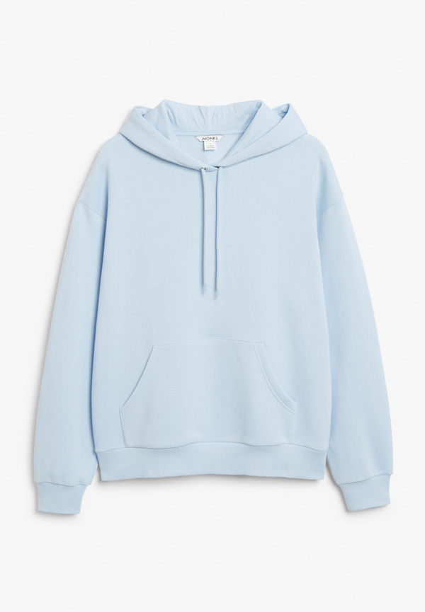 Soft drawstring hoodie - Blue