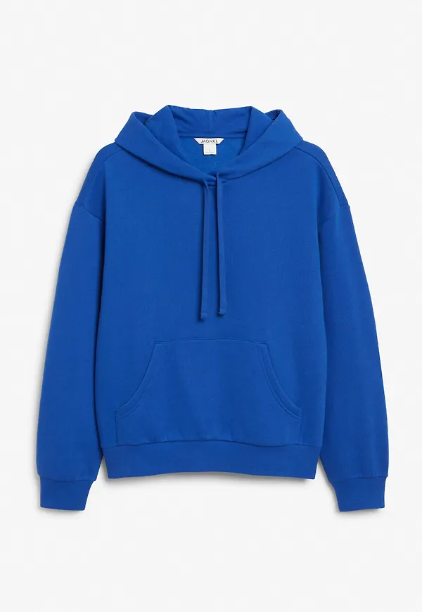Soft drawstring hoodie - Blue