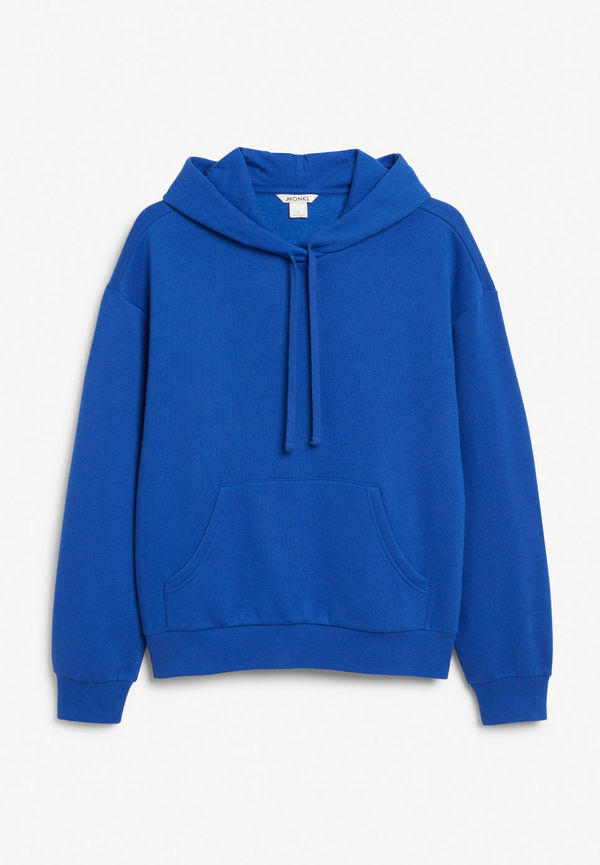 Soft drawstring hoodie - Blue