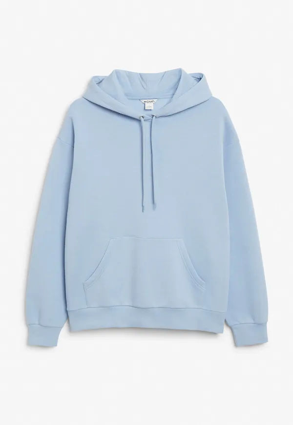 Soft drawstring hoodie - Blue