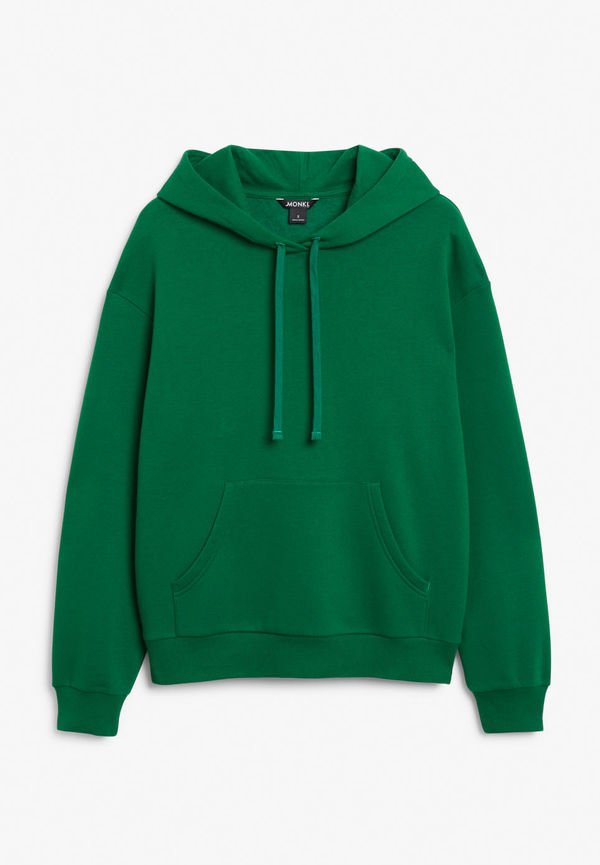 Soft drawstring hoodie - Green