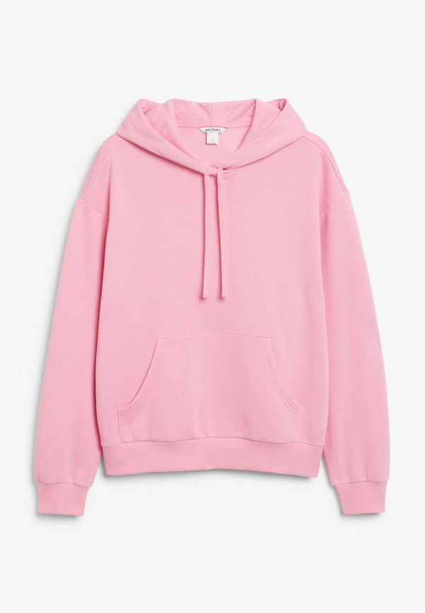 Soft drawstring hoodie - Pink