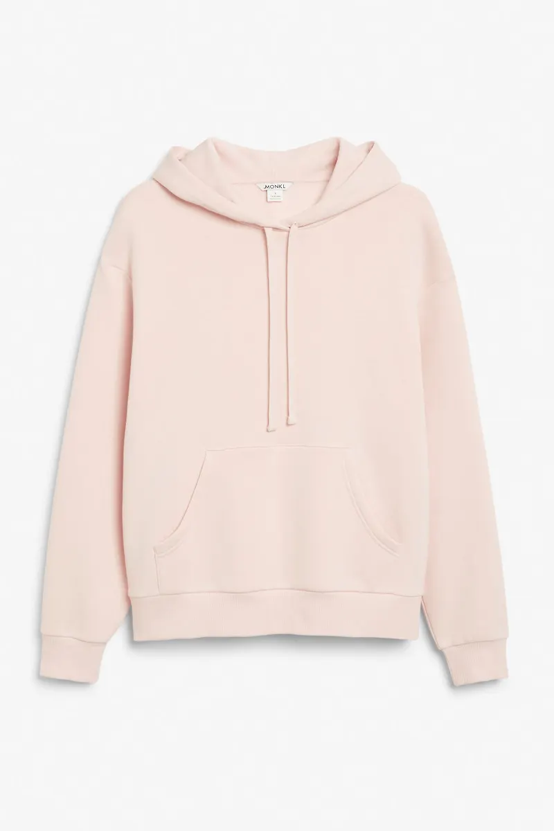 Soft drawstring hoodie - Pink