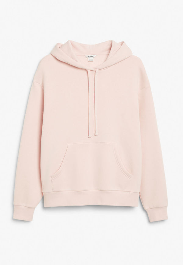 Soft drawstring hoodie - Pink
