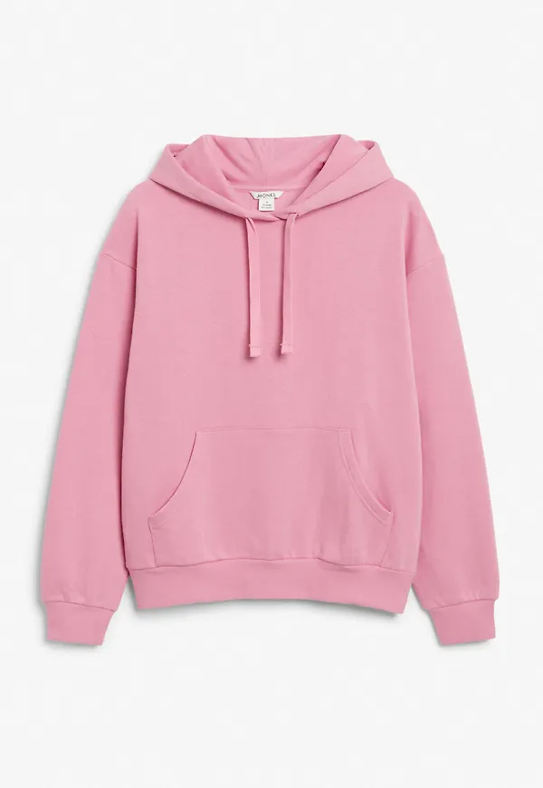 Soft drawstring hoodie - Pink