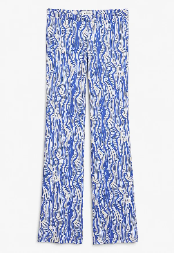 Soft flared trousers - Beige
