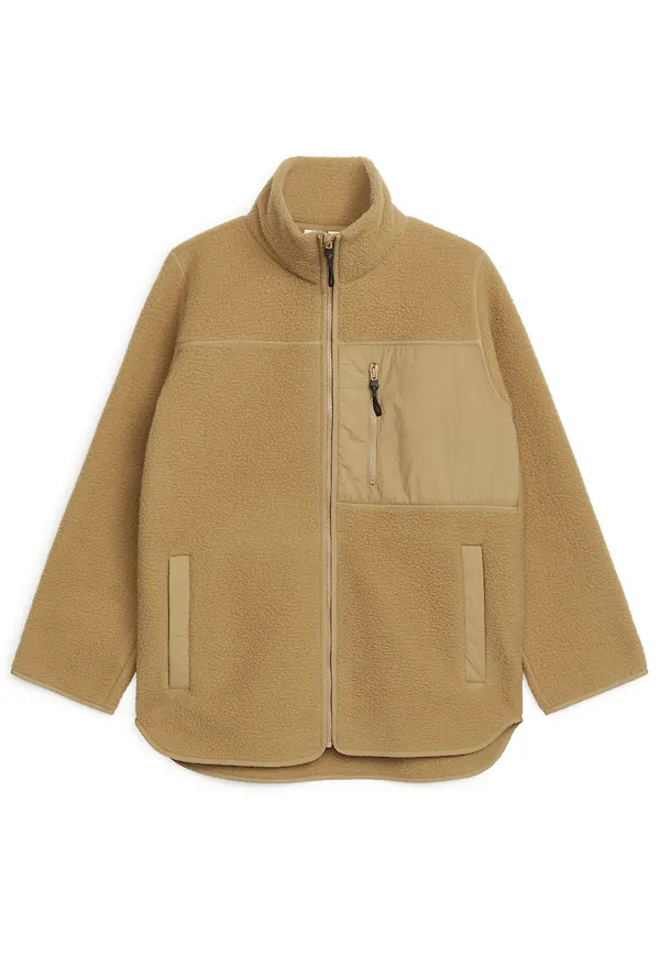 Soft Fleece Jacket - Beige