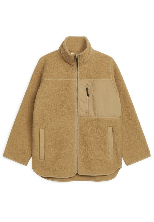 Soft Fleece Jacket - Beige
