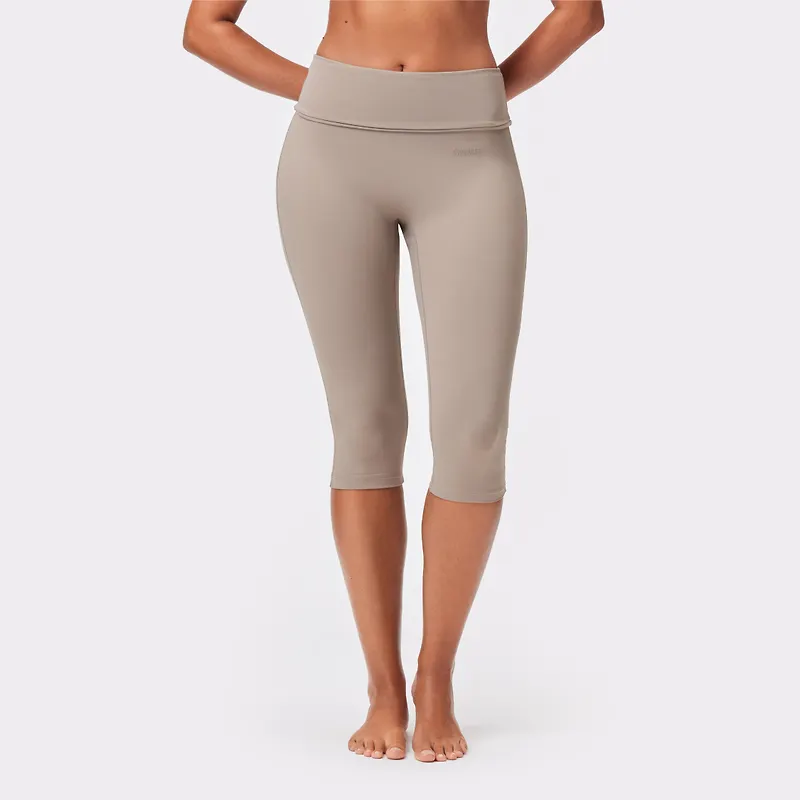 Soft Fold Over Capri Tights