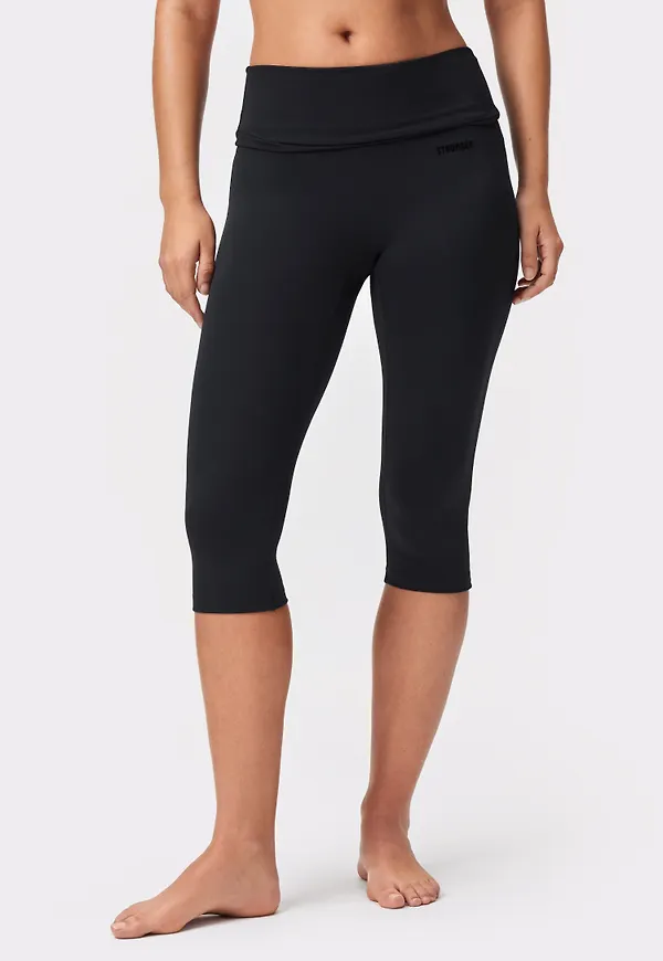 Soft Fold Over Capri Tights