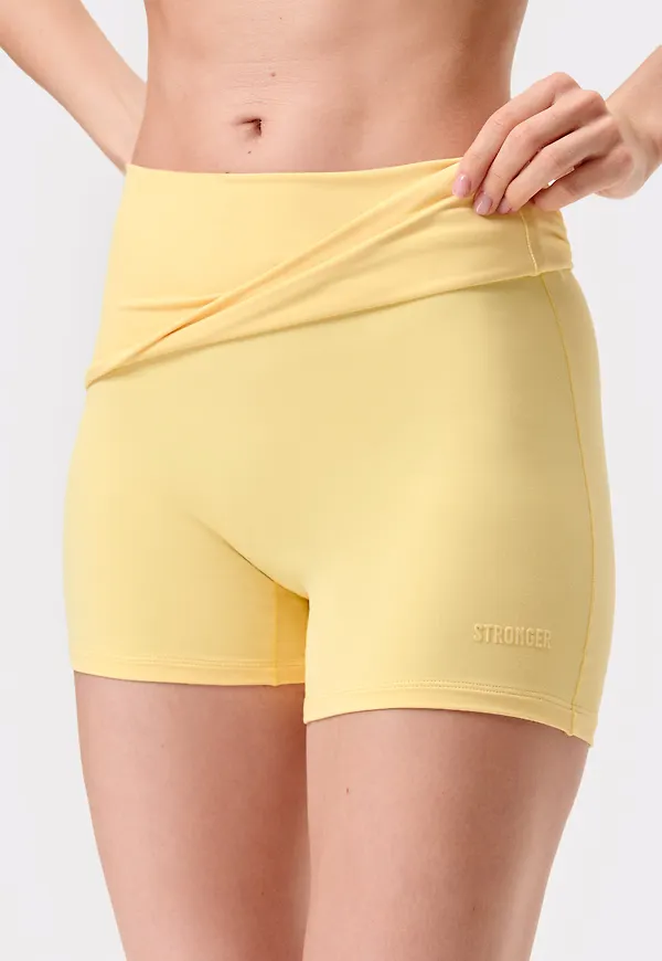 Soft Fold Over Mini Shorts