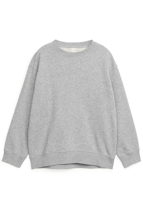 Soft French Terry Sweatshirt - Grey
