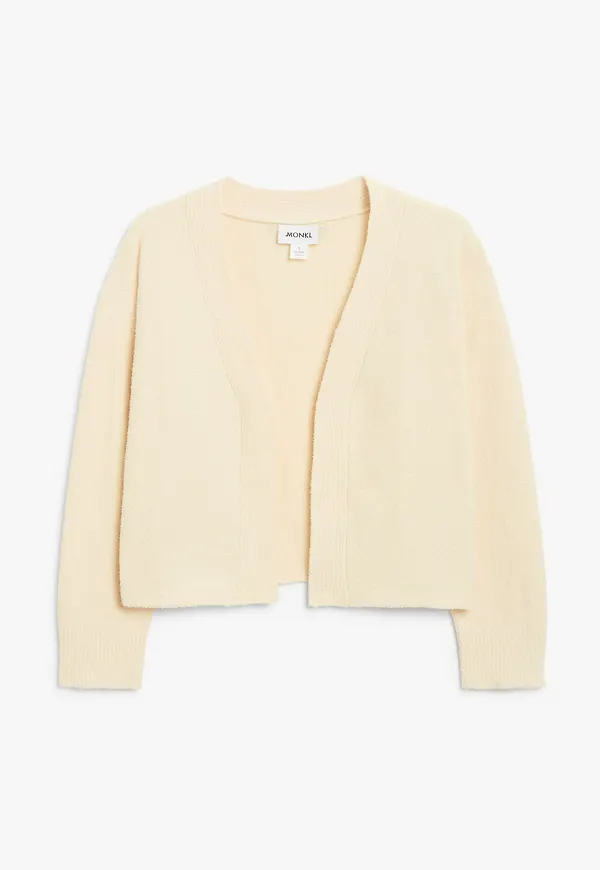 Soft knit cardigan - Beige