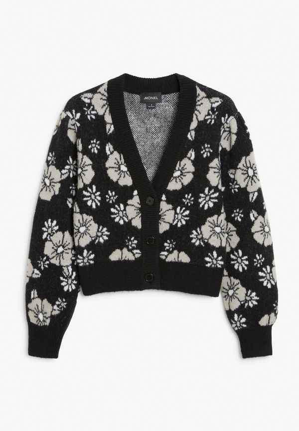 Soft knit cardigan - Black