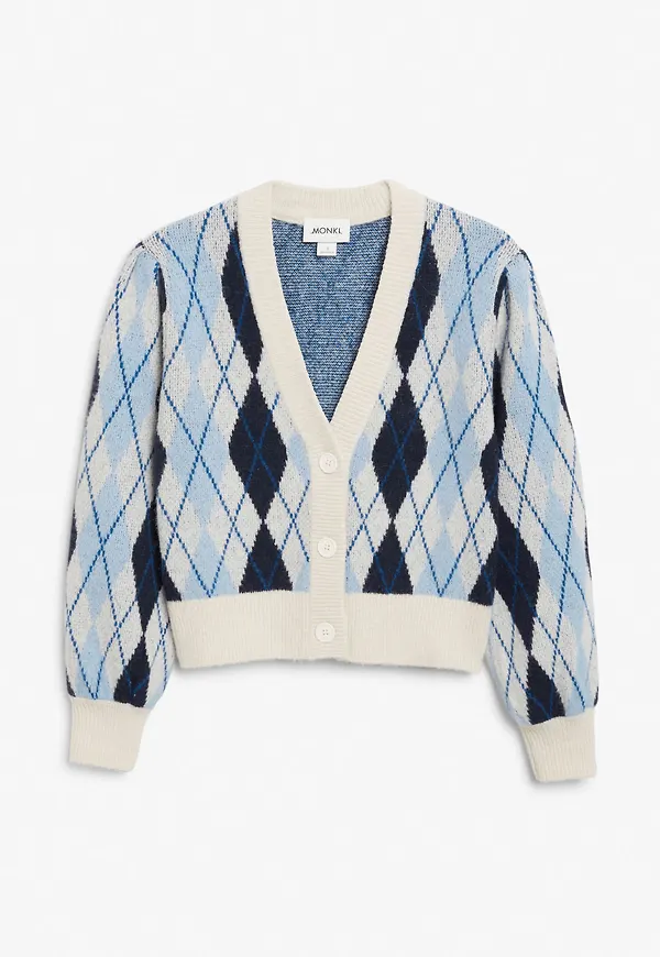 Soft knit cardigan - Blue