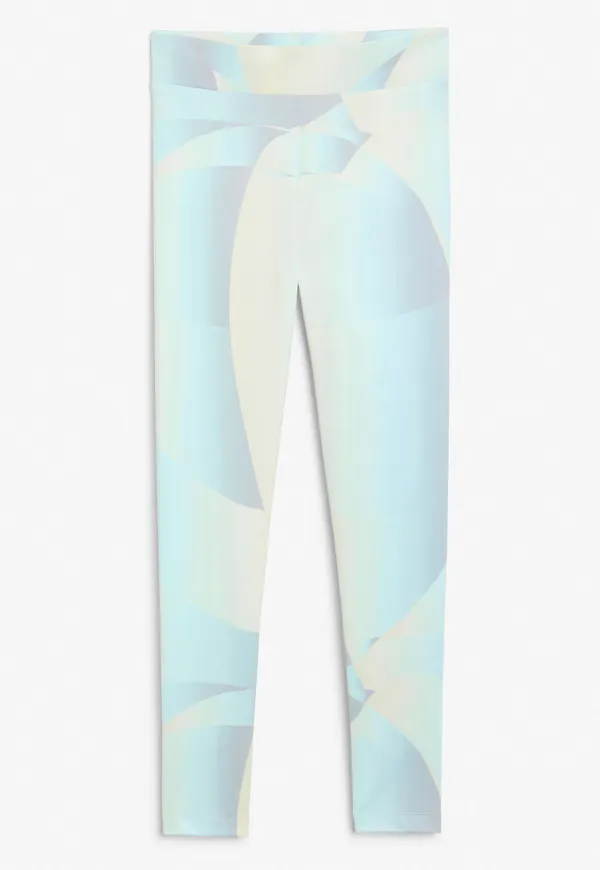 Soft shiny leggings - Yellow
