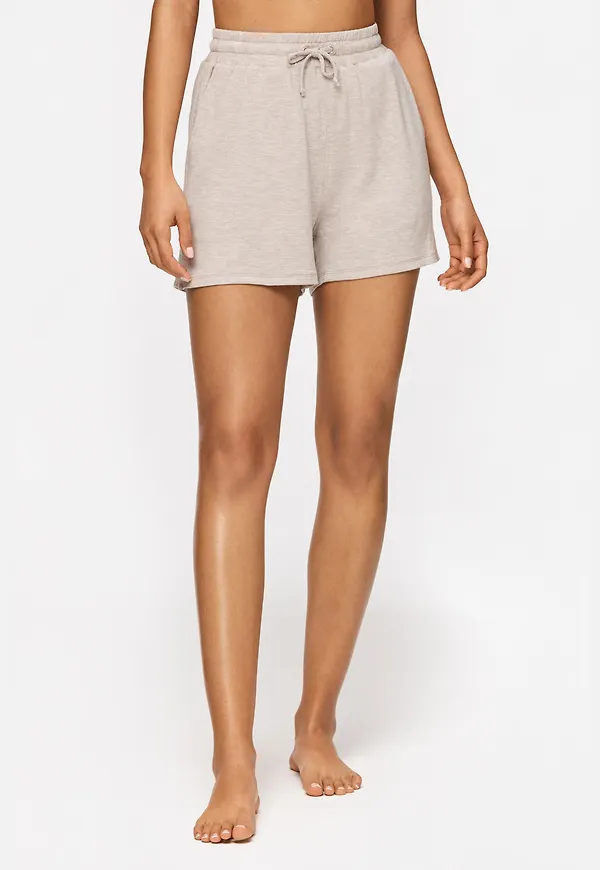 Soft Shorts Beige Melange