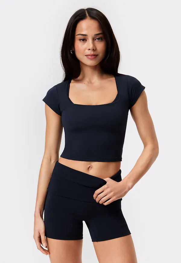 Soft Square Crop Top