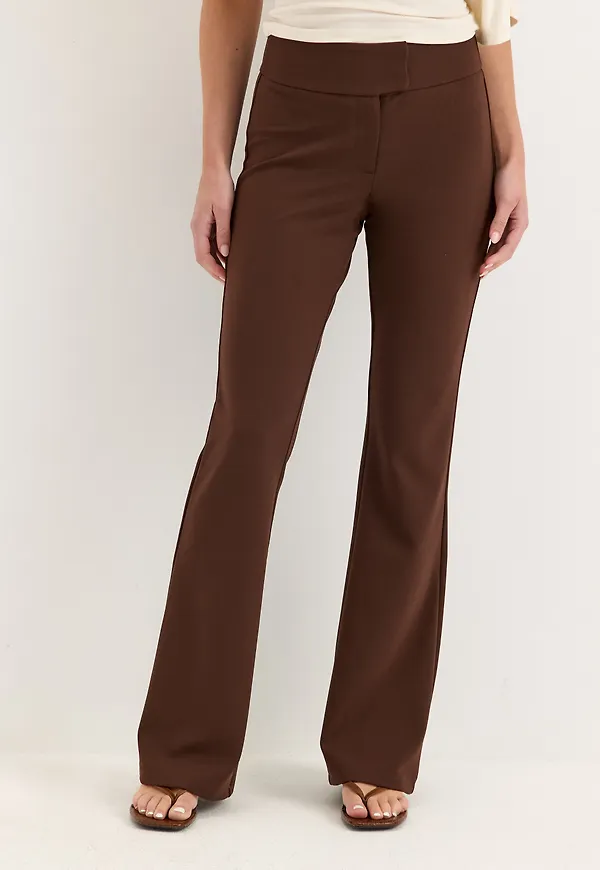 Soft Suit Flared Trousers