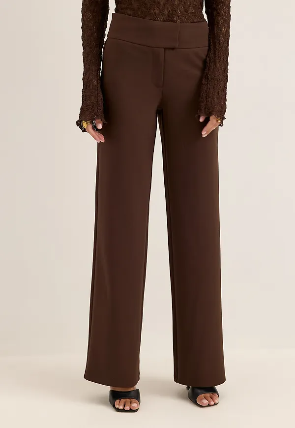 Soft Suit Wide Trousers