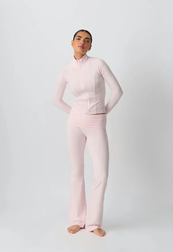 Soft touch folded trouser