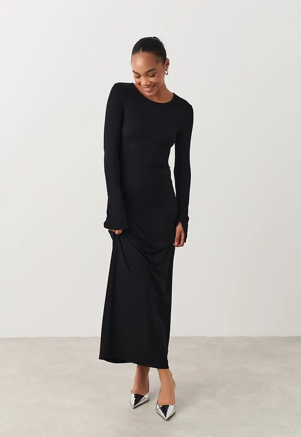 Soft touch jersey maxi dress