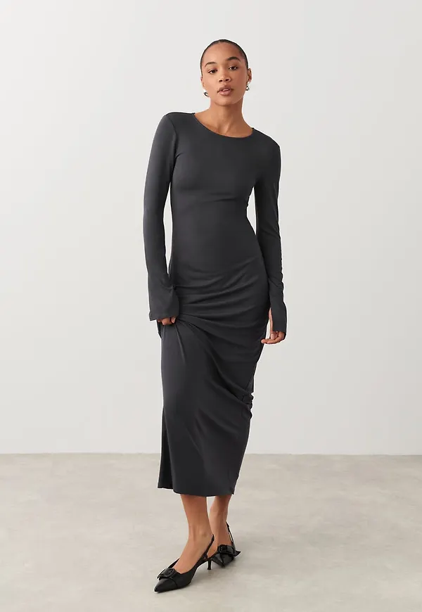Soft touch jersey maxi dress