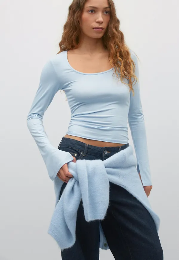 Soft touch jersey top
