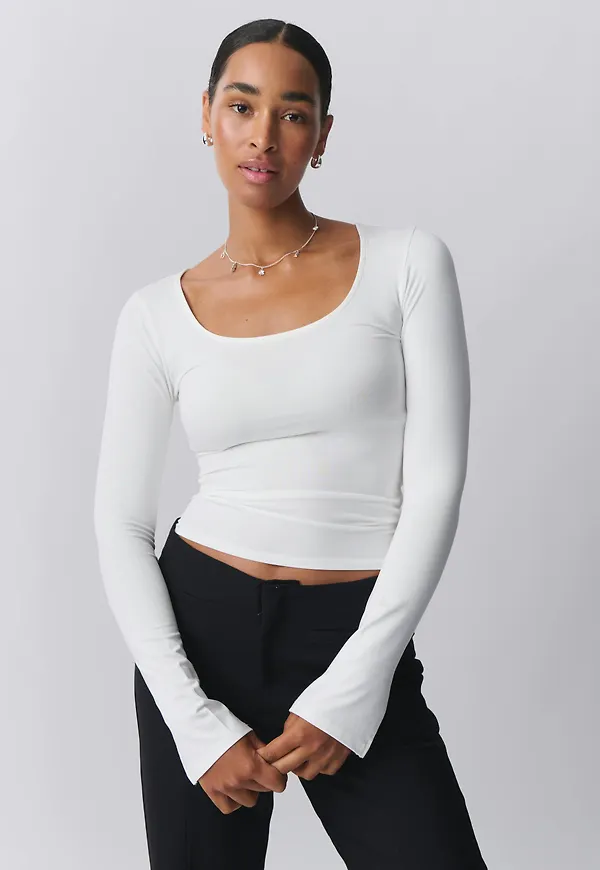 Soft touch jersey top