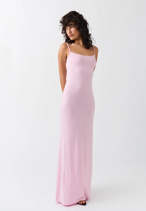 Soft touch maxi slip dress