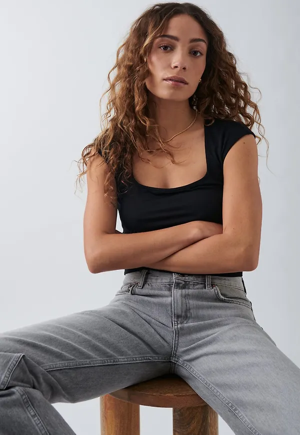 Soft touch tight top