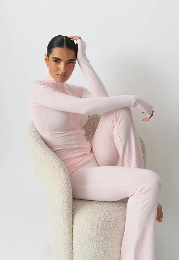 Soft touch zip jacket