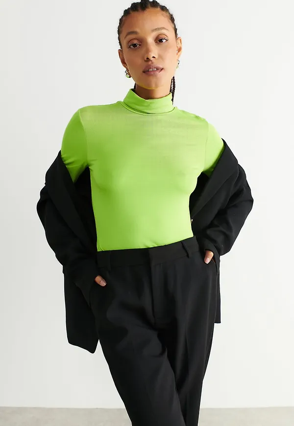 Soft turtleneck top