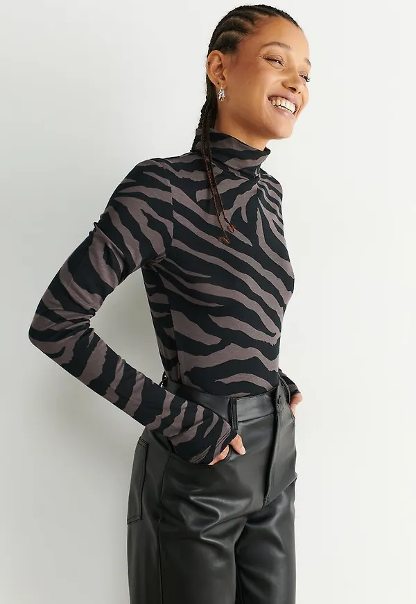 Soft turtleneck top