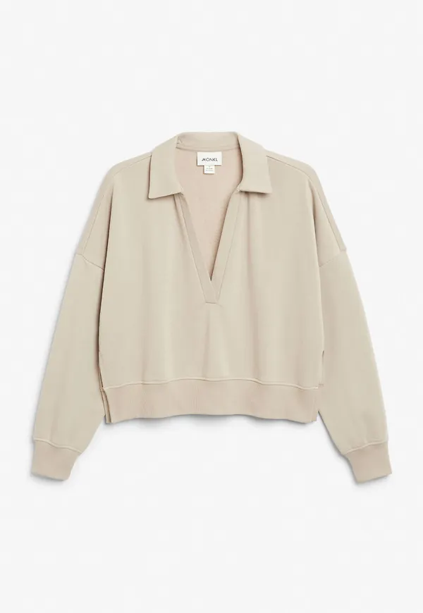 Soft v-neck sweater - Brown