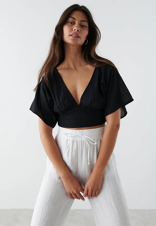 Sol linen blouse