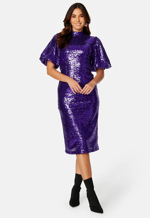 Sola 2/4 Midi Sequins Dress