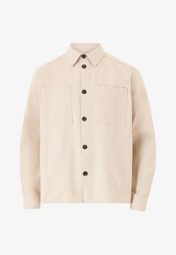Solid - Overshirt sdFidel - Beige