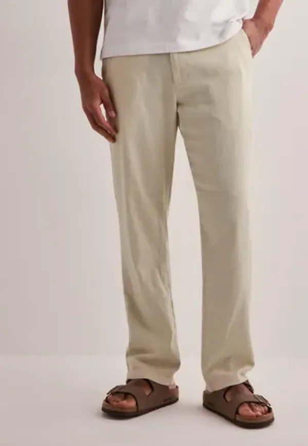 Solid SDAllan Liam Linen pants Linnebyxor Beige