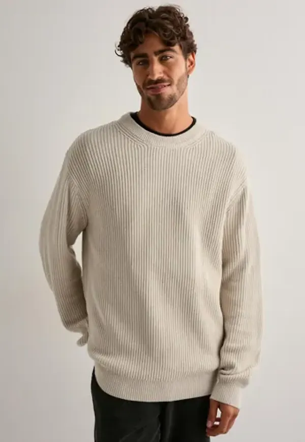Solid Sdgia Stickade tröjor Beige