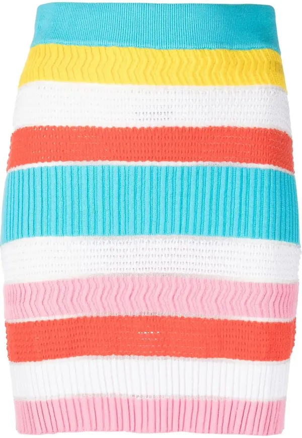 Solid & Striped The Rosie stickad kjol - Blå
