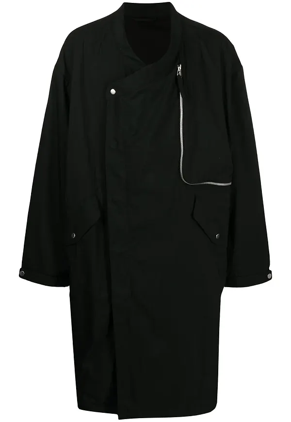 SONGZIO asymmetrisk rock i oversize-modell - Svart