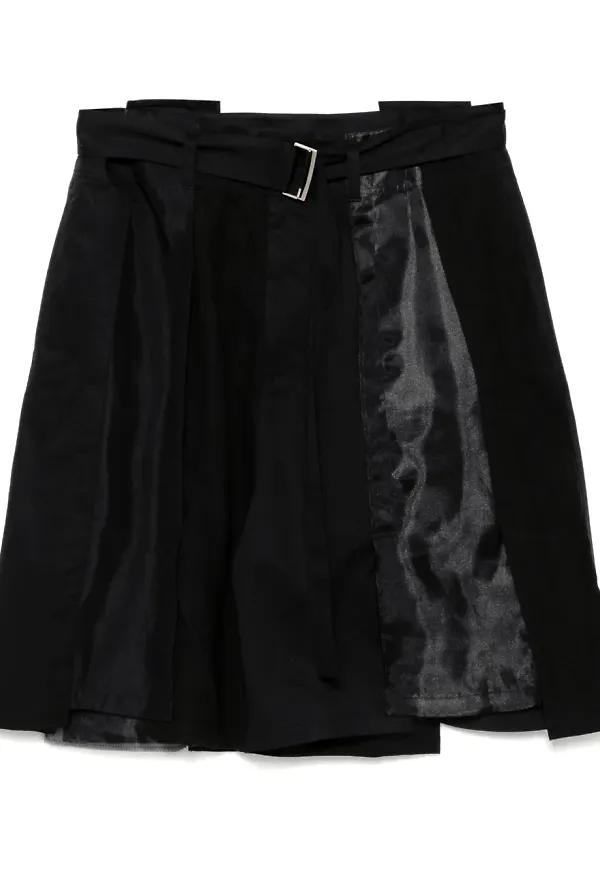 SONGZIO asymmetriska shorts - Svart